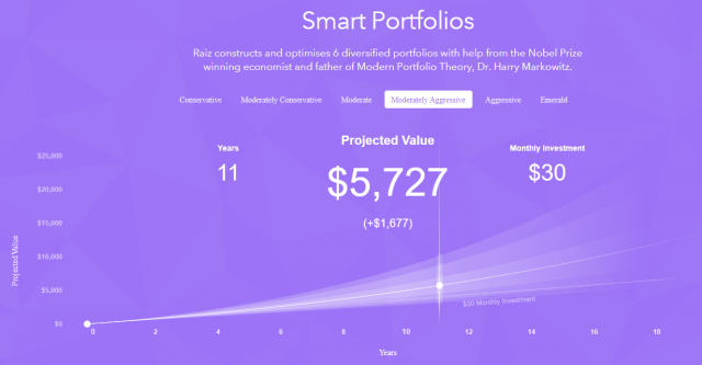 Raiz Investment Portfolio's