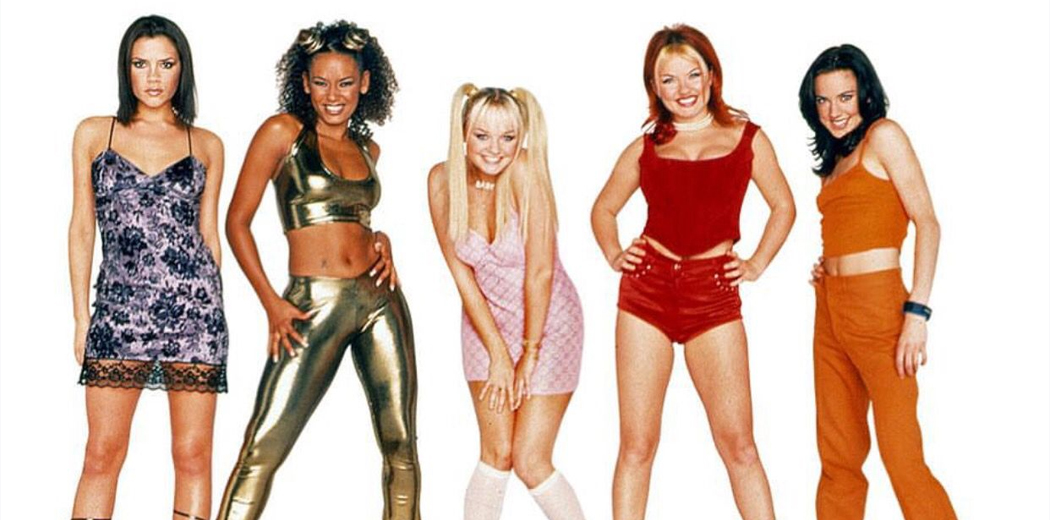 Spice girls in a row